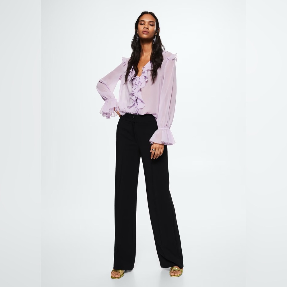 Mango Black Trousers